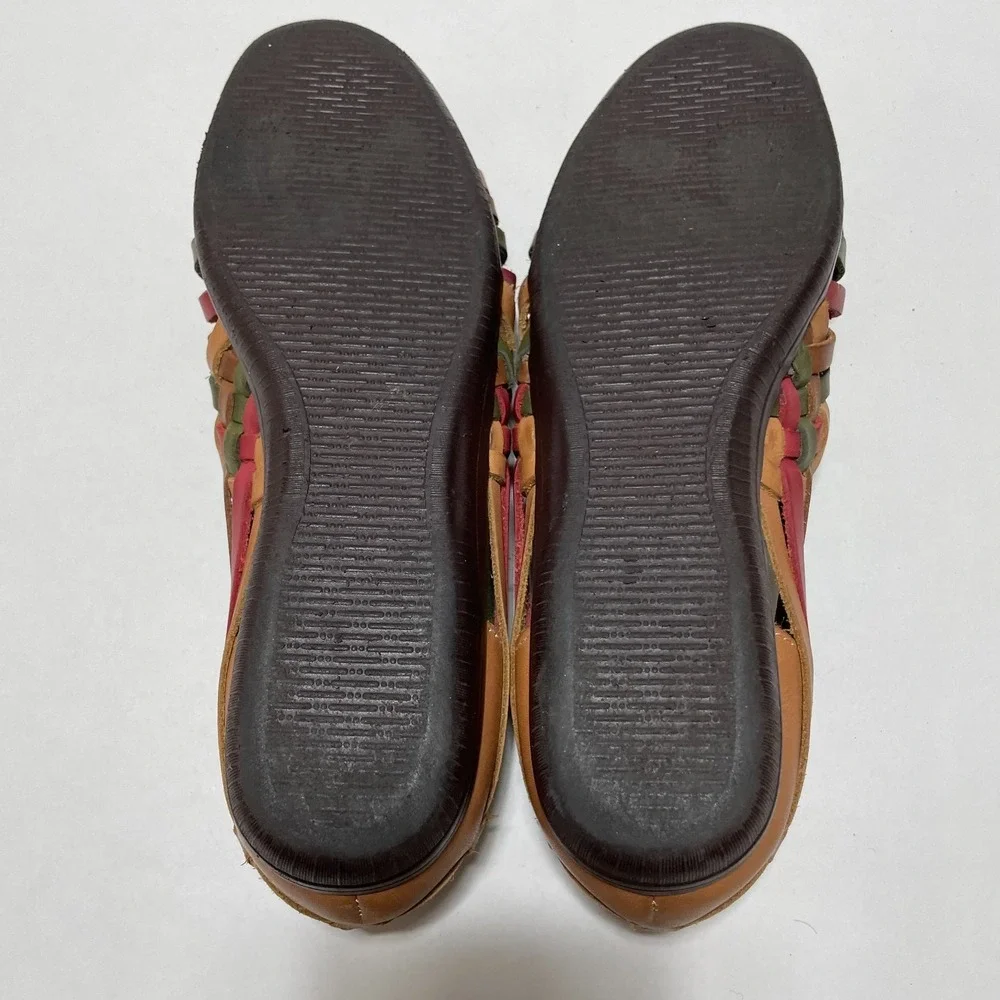 Softspots 8 1/2 N Trinidad Woven Leather Huarache Sandals Women's